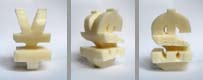 W face, Sculpture of soap